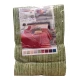 COPRITUTTO COPRILETTO COTONE JACQUARD MELANGE TG VERDE