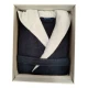 ACCAPPATOIO CON CAPPUCCIO BICOLOR LONDON VINGI BLU