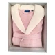 ACCAPPATOIO CON CAPPUCCIO BICOLOR LONDON VINGI ROSA