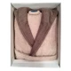 ACCAPPATOIO CON CAPPUCCIO BICOLOR LONDON VINGI TORTORA
