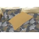 COPPIA FEDERE CUSCINO GINKO QUADRIFOGLIO GIALLO