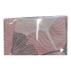 COPPIA FEDERE CUSCINO GINKO QUADRIFOGLIO ROSA