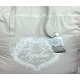TRAPUNTA INVERNALE MATRIMONIALE MICROFIBRA TINTA UNITA VOLANT SOPHIE BEIGE