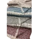 COPERTA MISTO LANA MELANGE SIDNEY ARTIGIANALE ITALIA COLORI