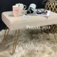 POUF PANCA 60X40X40CM VELVET SOPHIE