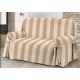COPERTURA ARREDO DIVANO RIGATO VERONICA ONDA BLU
