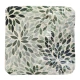 CONFEZIONE 2 PEZZI CUSCINI JACQUARD PER SEDIE  FASCE ELASTICHE FOGLIOLINE TG VERDE