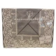 COMPLETO LENZUOLA COTONE MATRIMONIALE REBRODE' ELEGANCE NAZARENO GABRIELLI GRIGIO