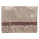 COMPLETO LENZUOLA COTONE MATRIMONIALE PLISSE' FELCI CHIARAFEDI ROSA RETRO