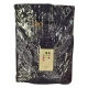 ACCAPPATOIO CON CAPPUCCIO TINTA UNITA NIDO D'APE LINEA ORO BLU NAVY