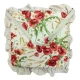COPPIA CUSCINO SEDIA LACCI VOLANT 40X40CM PAPAVERO SPIGA PEZZOLI