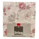 COMPLETO LENZUOLA MATRIMONIALE COTONE VICTORIA LIVING IMBERTI ROSA
