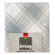 COMPLETO LENZUOLA COTONE QUEEN LIVING IMBERTI AZZURRO