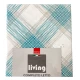 COMPLETO LENZUOLA COTONE QUEEN LIVING IMBERTI CELESTE