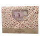 COMPLETO LENZUOLA MATRIMONIALE COTONE ROSELLINE EMY DOLCE NOTTE PEZZOLI ROSA