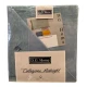 COMPLETO LENZUOLA MATRIMONIALE COTONE DELAVE' CAPALBIO D.G.HOME AZZURRO