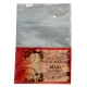LENZUOLO SOTTO ANGOLI MATRIMONIALE MAXI 190X215CM COTONE TINTA UNITA QUADRIFOGLIO AZZURRO
