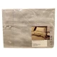 COMPLETO LENZUOLA MATRIMONIALE RASO DI COTONE TRIBECA D.G.HOME GRIGIO