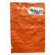 LENZUOLO SOTTO ANGOLI SINGOLO 90X215 H25 CM COTONE TINTA UNITA QUADRIFOGLIO ARANCIO