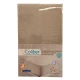 COPRIMATERASSO LENZUOLO ESTENSIBILE JERSEY MATRIMONIALE COTONE COLIBER BIANCALUNA SABBIA
