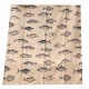 TELO MARE FOUTA CON TASSEL 90X190CM BLUE FISH SOPHIE APERTO