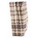 TELO MARE FOUTA CON PON PON 90X190CM SAFARI SOPHIE APERTO