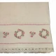 SET SPUGNA ASCIUGAMANO + OSPITE UNCINETTO PEONY GITIESSE BIANCO PARTICOLARE