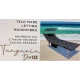 TELO MARE LETTINO CON TASCHE E CUSCINO 80X190CM TANZANIA ZEBRATO LOVELY HOME CARTELLINO