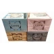 SET 4 PEZZI LAVETTE SPUGNA 30 X 30 CM MYA DIADEMA FRONTE