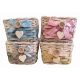 SET 4 PEZZI LAVETTE SPUGNA 30 X 30 CM FEBE DIADEMA FRONTE
