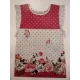 SET CUCINA ARREDO COTONE STAMPATO FLORA PREZIOSA COPRIABITO CARTELLINO