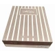 SET 4 PEZZI PAREO PANTOFOLE FASCIA LONDRA HELEN SCATOLA
