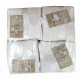 SET 8 CONFEZIONI DA 6 PEZZI LAVETTE SPUGNA 30 X 30 CM LOVELY BIANCHE LOVELY HOME