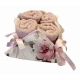 SET 4 PEZZI LAVETTE SPUGNA 30 X 30 CM FLOWER HELEN CIPRIA