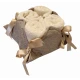 SET 4 PEZZI LAVETTE SPUGNA 30 X 30 CM SASSI HELEN CORDA