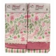 SET 18 PEZZI STROFINACCI COTONE 45X65CM PIZZO FLORAL LOVELY HOME
