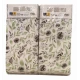 SET 18 PEZZI STROFINACCI COTONE 45X65CM PIZZO FLORAL LOVELY HOME RETRO