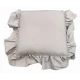 COPPIA CUSCINO SEDIA LACCI VOLANT 40X40CM PANAMA PEZZOLI BEIGE