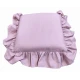 COPPIA CUSCINO SEDIA LACCI VOLANT 40X40CM PANAMA PEZZOLI ROSA