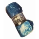 PLAID PILE STAMPATO AGNELLATO MOON DIADEMA