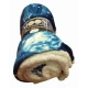 PLAID PILE STAMPATO AGNELLATO MOON DIADEMA