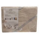 COMPLETO LENZUOLA MATRIMONIALE COTONE ORLO A GIORNO VIRGINIA SOPHIE BEIGE
