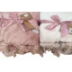 PLAID PILE 130X160CM TULLE VOLANT ORGANDIS GITIESSE