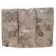 ASSORTITO 3 PEZZI COMPLETO LENZUOLA MATRIMONIALE COTONE PERCALLE ROSE BEIGE HOME SWEET HOME RETRO
