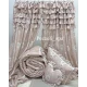 SET ARREDO COTONE TRAPUNTA TENDE CUSCINO COPRIGUANCIALE JOUY LOVELY SHABBY GITIESSE ROSA