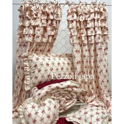 SET ARREDO TRAPUNTA TENDE CUSCINO COPRIGUANCIALE BEATRICE LOVELY SHABBY GITIESSE