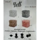 POUF PELLICCIA 38X38X38CM YETI LOVELY HOME CARTELLINO