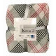 PLAID PILE STAMPATO SCOZZESE KROS 2 SOPHIE GRIGIO