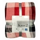 PLAID PILE STAMPATO SCOZZESE KROS 2 SOPHIE RUGGINE