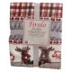 PLAID PILE STAMPATO AGNELLATO 130X160CM TIROLO RENNE DIADEMA